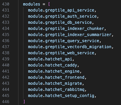 Service Modules